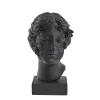 Lene Bjerre - Sielle figur kvinde m. blomster 31 cm. sort