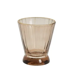 Lene Bjerre - Sisia fyrfadsstage H8,5 cm. gyldenbrun
