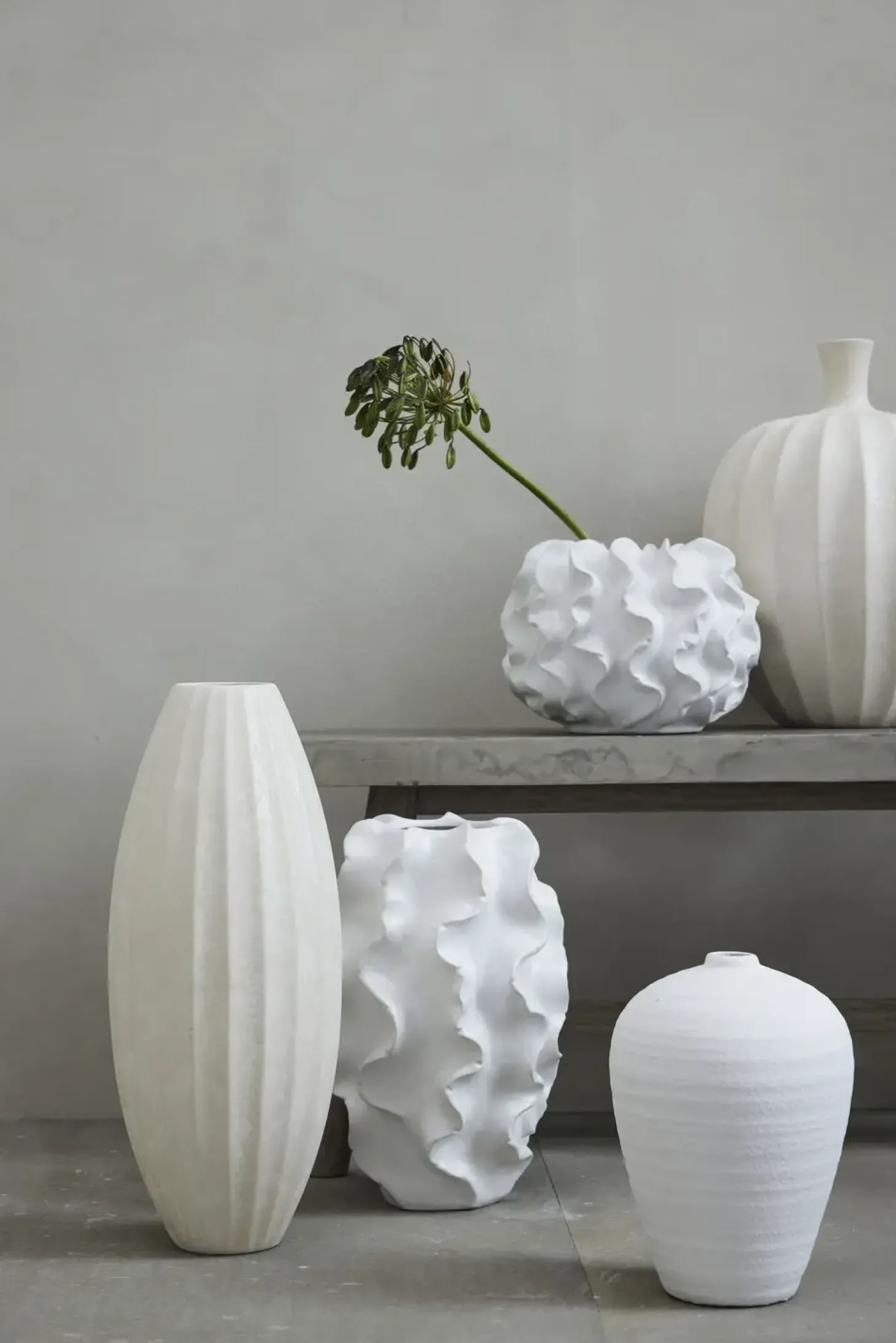 Lene Bjerre - Susille vase H14 cm. sand
