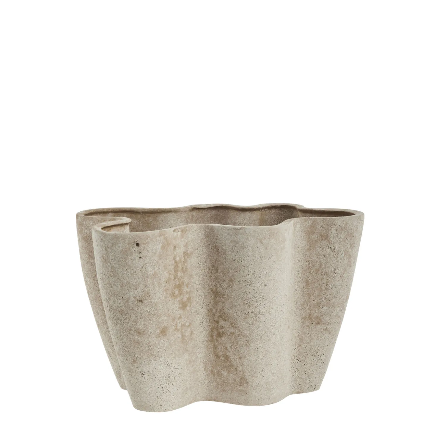 Lene Bjerre - Valina skjuler i stentøj 21x22 cm. sand