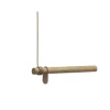 LindDNA bøjlestang - Wall swing 50 cm (nature oak/nature leather cord)