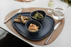 LindDNA - Stoneware tallerken, Dinner Plate, Sort