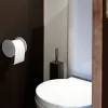 LindDNA - Toiletrulleholder - Nupo Black/ Alu Black