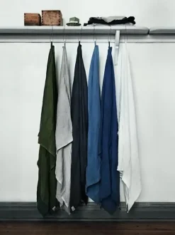 Lovely Linen - Badehåndklæde - Natural Beige - 90x145 cm