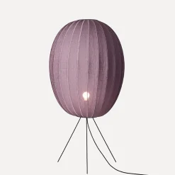 Made By Hand - Gulvlampe - Knit-Wit 65 High Oval Floor Medium - Burgundy