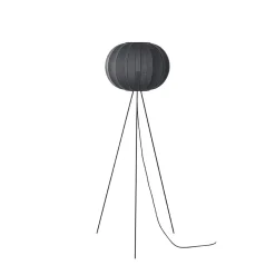 Made By Hand - Gulvlampe - Knit-Wit 45 Round Floor High - Black