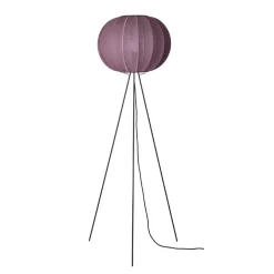 Made By Hand - Gulvlampe - Knit-Wit 45 Round Floor High - Burgundy