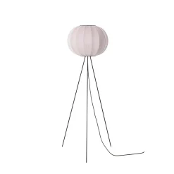 Made By Hand - Gulvlampe - Knit-Wit 45 Round Floor High - Light Pink