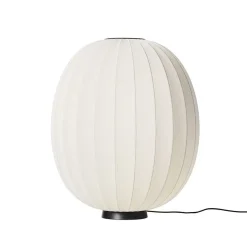 Made By Hand - Gulvlampe - Knit-Wit 65 High Oval Floor Level - Pearl White