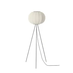 Made By Hand - Gulvlampe - Knit-Wit 45 Round Floor High - Pearl White