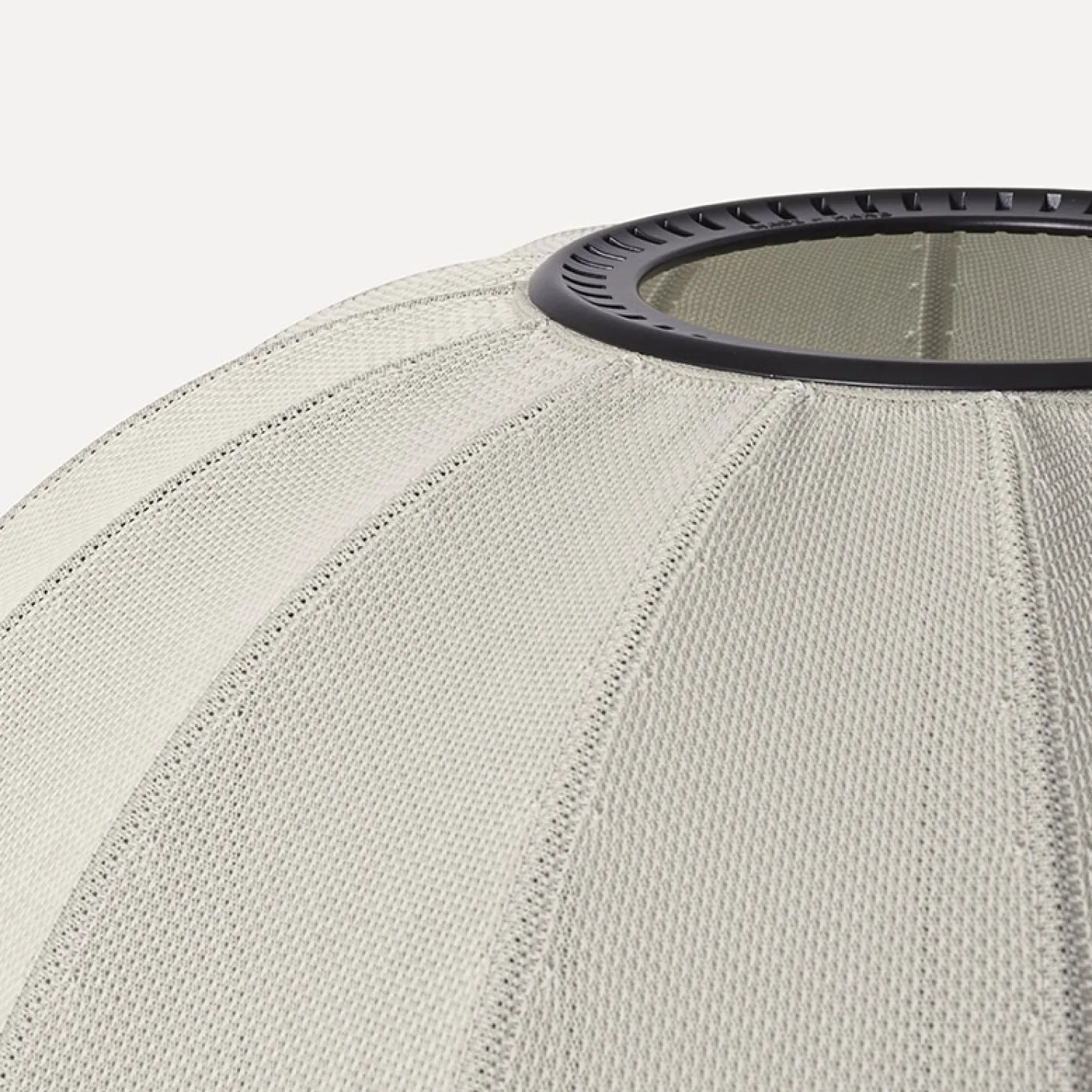 Made By Hand - Gulvlampe - Knit-Wit 45 Round Floor High - Pearl White