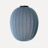 Made By Hand - Loftlampe - Knit-Wit 65 High Oval Ceiling - Blue Stone