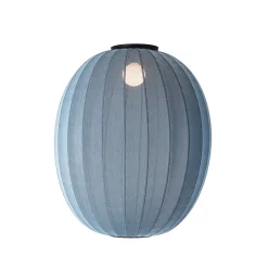 Made By Hand - Loftlampe - Knit-Wit 65 High Oval Ceiling - Blue Stone