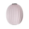 Made By Hand - Loftlampe - Knit-Wit 65 High Oval Ceiling - Light Pink