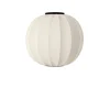 Made By Hand - Loftlampe - Knit-Wit 60 Round Ceiling - Pearl White