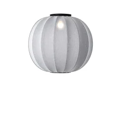 Made By Hand - Loftlampe - Knit-Wit 60 Round Ceiling - Silver