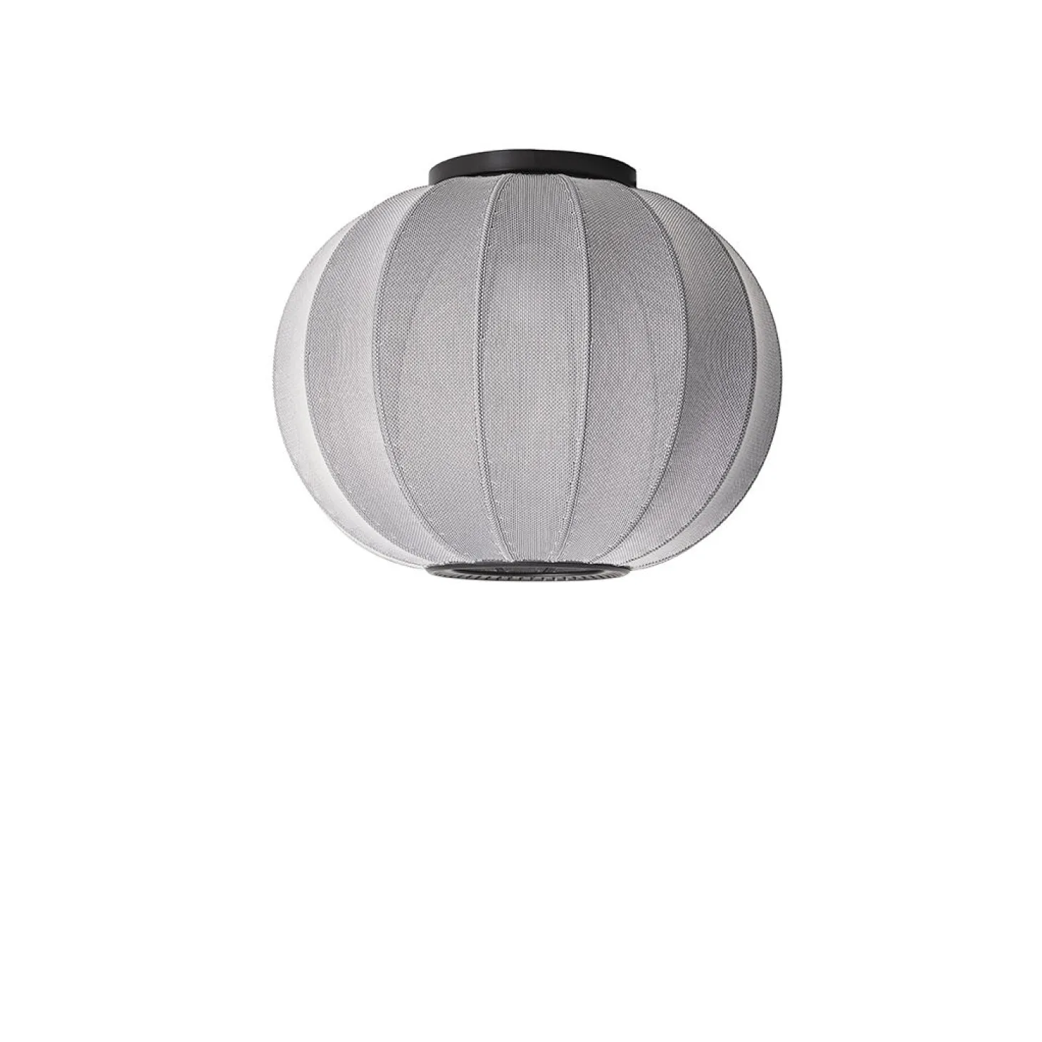 Made By Hand - Loftlampe - Knit-Wit 45 Round Ceiling - Silver