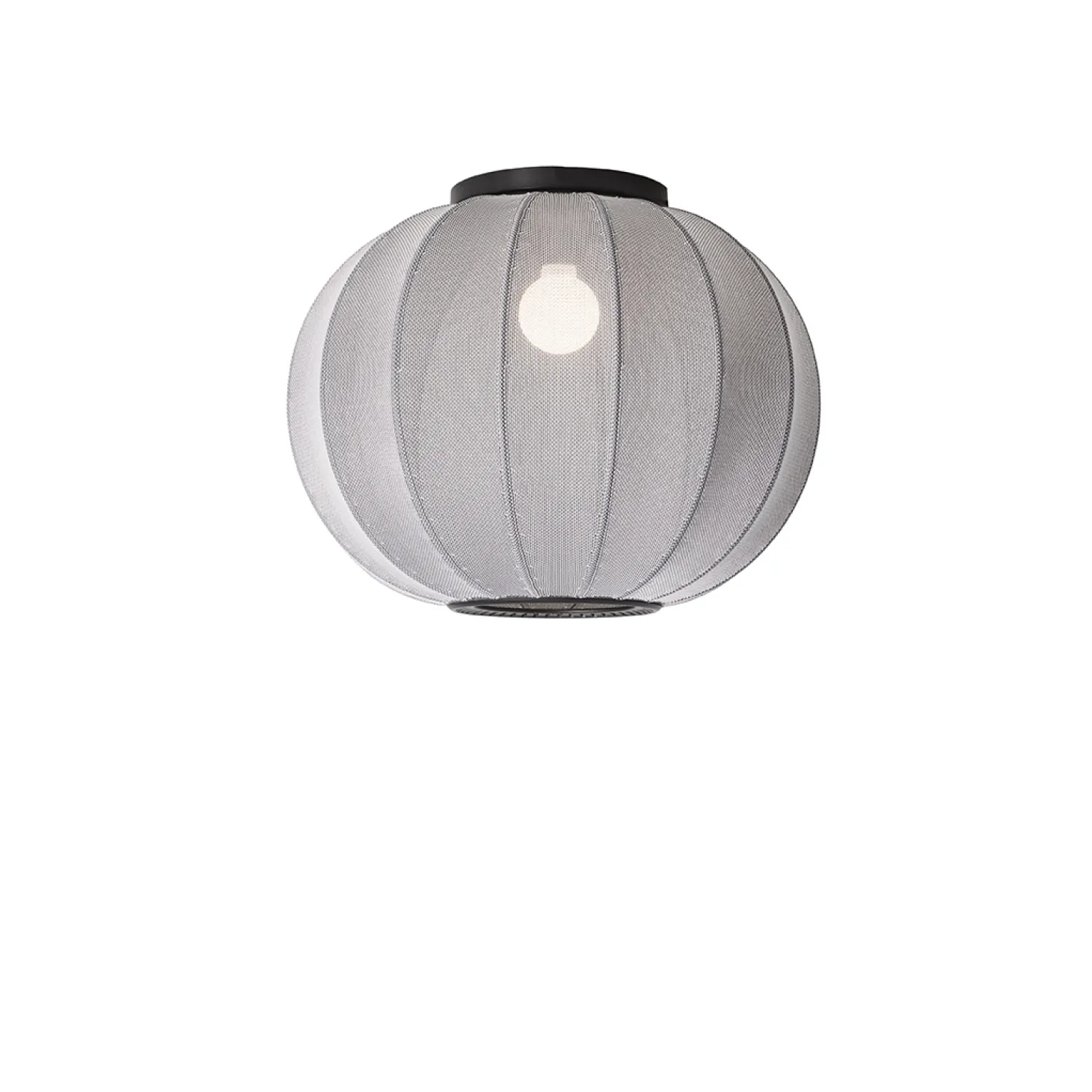Made By Hand - Loftlampe - Knit-Wit 45 Round Ceiling - Silver