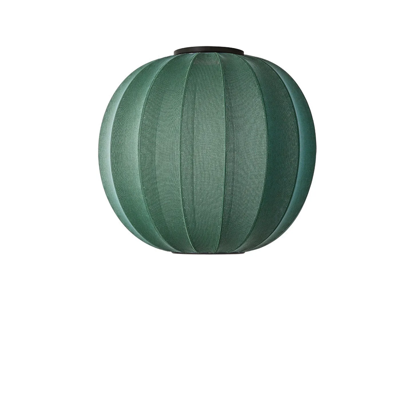 Made By Hand - Loftlampe - Knit-Wit 60 Round Ceiling - Tweed Green