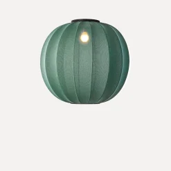 Made By Hand - Loftlampe - Knit-Wit 60 Round Ceiling - Tweed Green