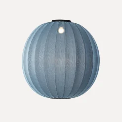 Made By Hand - Loftlampe - Knit-Wit 75 Round Ceiling - Blue Stone