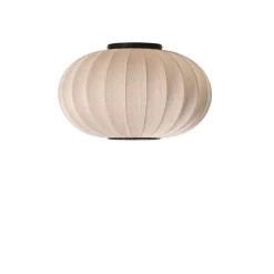 Made By Hand - Loftlampe - Knit-Wit 57 Oval Ceiling/Wall - Sand Stone