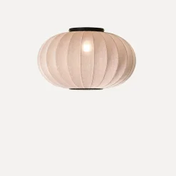 Made By Hand - Loftlampe - Knit-Wit 57 Oval Ceiling/Wall - Sand Stone