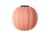 Made By Hand - Loftlampe - Knit-Wit 60 Round Ceiling - Coral
