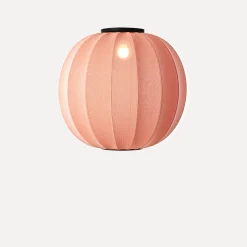 Made By Hand - Loftlampe - Knit-Wit 60 Round Ceiling - Coral