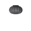 Made By Hand - Loftlampe/Væglampe - Knit-Wit 45 Oval Ceiling/Wall - Black
