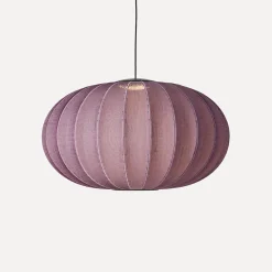 Made By Hand - Pendel - Knit-Wit 76 Oval Pendant LED - Burgundy