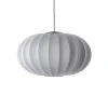 Made By Hand - Pendel - Knit-Wit 76 Oval Pendant LED - Silver