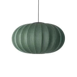 Made By Hand - Pendel - Knit-Wit 76 Oval Pendant LED - Tweed Green
