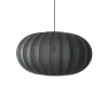 Made By Hand - Pendel - Knit-Wit 76 Oval Pendant - Black