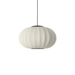 Made By Hand - Pendel - Knit-Wit 57 Oval Pendant LED - Pearl White
