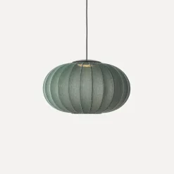 Made By Hand - Pendel - Knit-Wit 57 Oval Pendant LED - Tweed Green