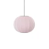 Made By Hand - Pendellampe - Knit-Wit 45 Round Pendant - Light Pink