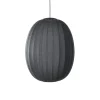 Made By Hand - Pendellampe - Knit-Wit 65 High Oval Pendant LED - Black