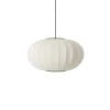 Made By Hand - Pendellampe - Knit-Wit 57 Oval Pendant - Pearl White