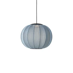 Made By Hand - Pendellampe - Knit-Wit 45 Round Pendant LED - Blue Stone