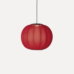 Made By Hand - Pendellampe - Knit-Wit 45 Round Pendant LED - Maple Red