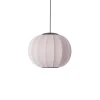 Made By Hand - Pendellampe - Knit-Wit 45 Round Pendant LED - Light Pink