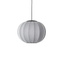 Made By Hand - Pendellampe - Knit-Wit 45 Round Pendant LED - Silver