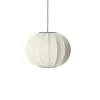 Made By Hand - Pendellampe - Knit-Wit 45 Round Pendant - Pearl White