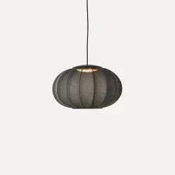 Made By Hand - Pendellampe - Knit-Wit 45 Oval Pendant LED - Black
