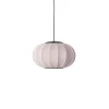 Made By Hand - Pendellampe - Knit-Wit 45 Oval Pendant LED - Light Pink