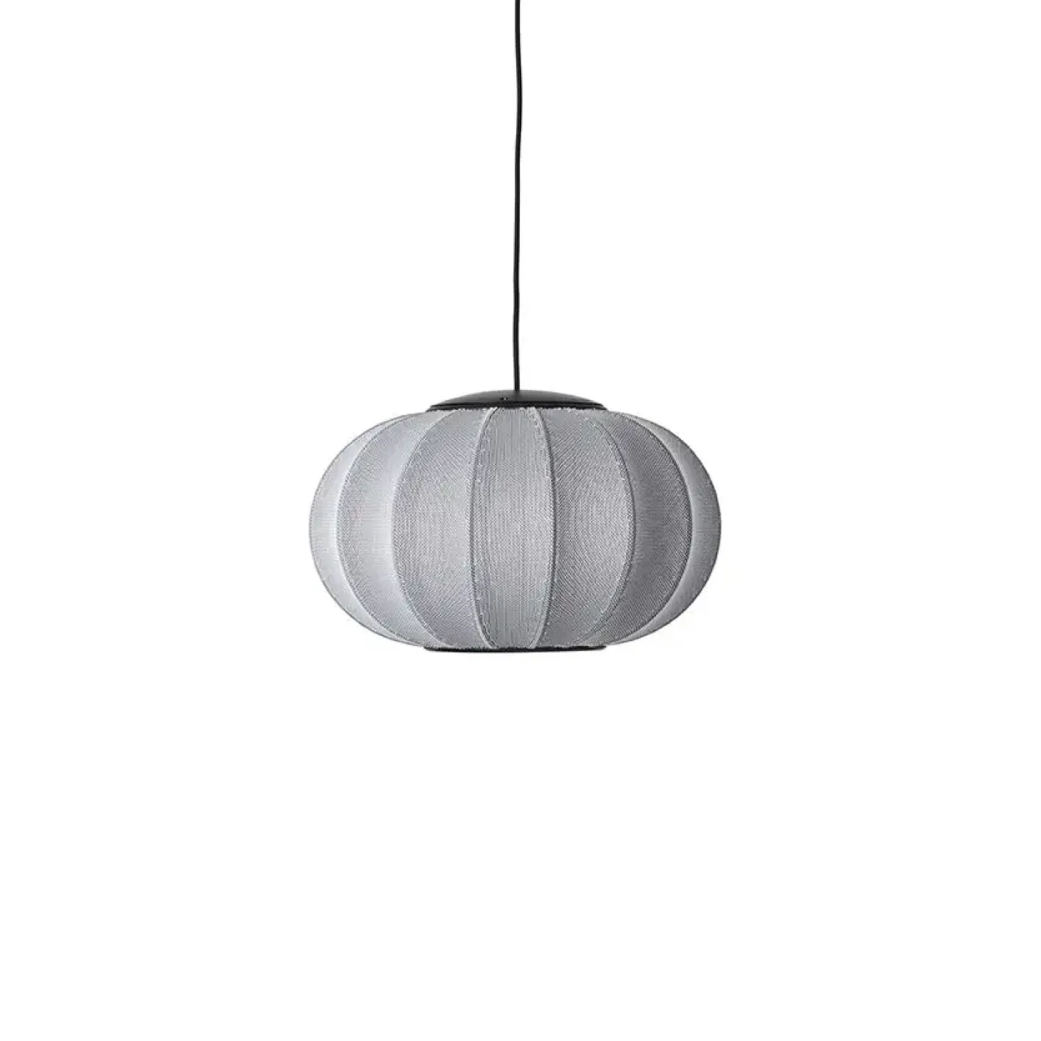 Made By Hand - Pendellampe - Knit-Wit 45 Oval Pendant LED - Silver