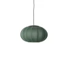 Made By Hand - Pendellampe - Knit-Wit 45 Oval Pendant LED - Tweed Green