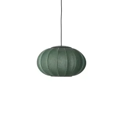 Made By Hand - Pendellampe - Knit-Wit 45 Oval Pendant LED - Tweed Green