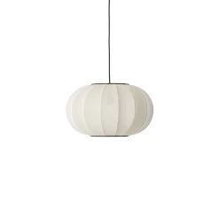Made By Hand - Pendellampe - Knit-Wit 45 Oval Pendant - Pearl White